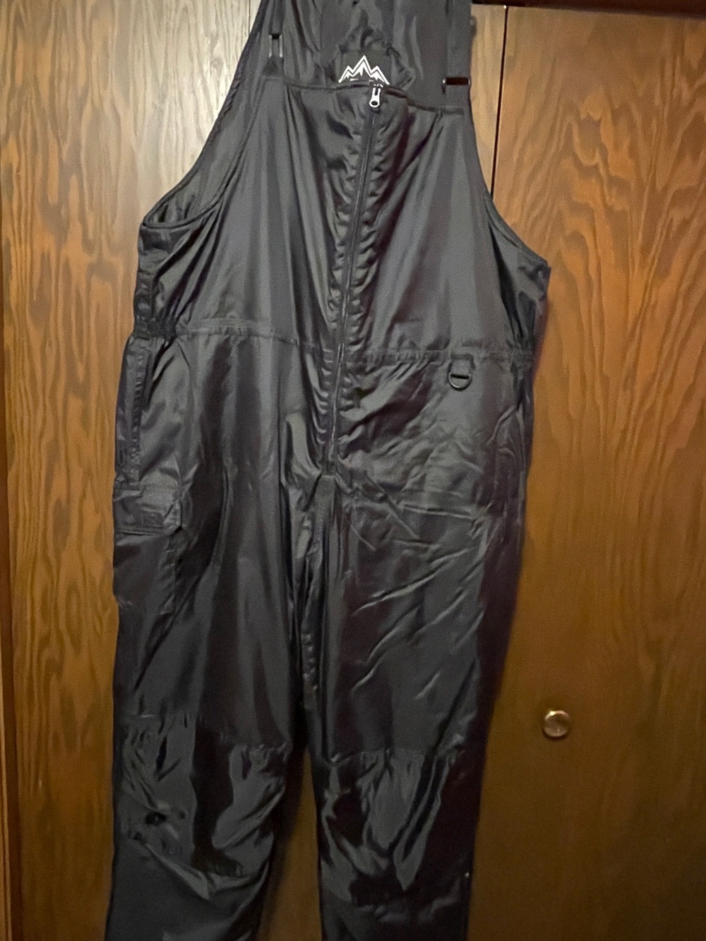 Men snow bibs size 2X black